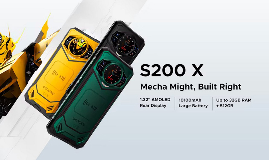 Doogee S200X Golden Guardian MTK Dimensity 7050Octa Core 2.6GHz 6nm