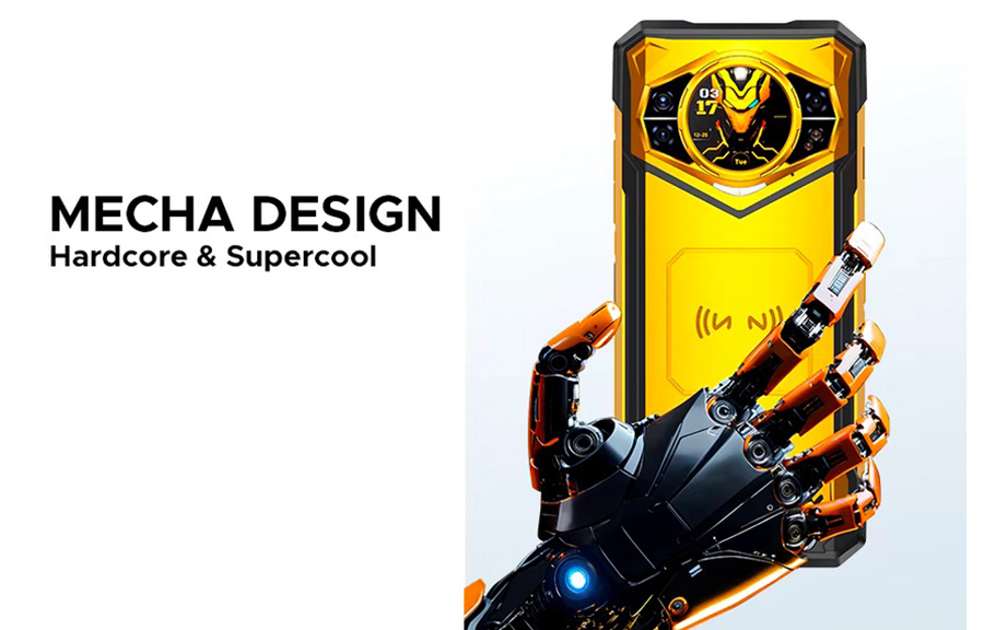 Doogee S200X Golden Guardian MECHA DESIGN  Hardcore & Supercool