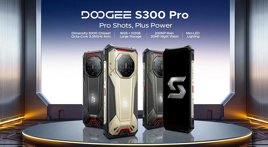 Основной дисплей смартфона Doogee S300 Pro Golden диагональю 6.78 дюйма с частотой обновления 120 Гц