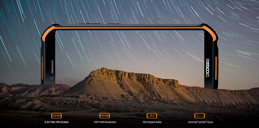 Doogee S40 Pro 4/64GB Orange позиционируется как прочное и мощное устройство по доступной цене.