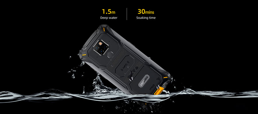 Doogee S68 Pro Black имеет процессор Helio P70, оперативная система Android 9.0 Pie, 6GB оперативной памяти