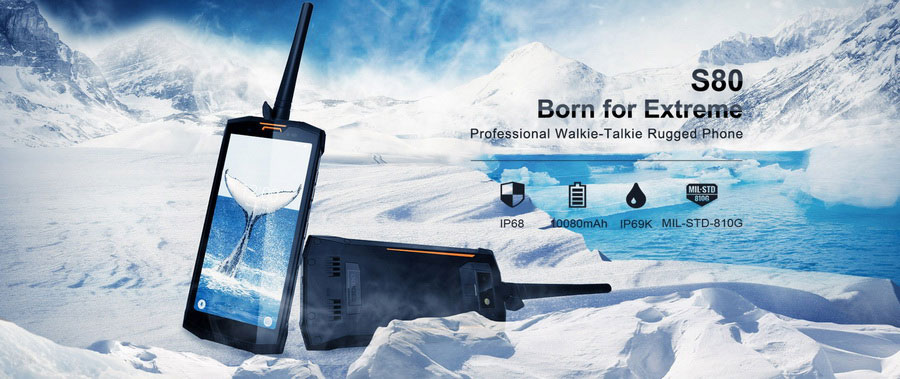 Doogee S80 Fire Orange Global Bands 5.99 Inch IP68 10080mAh 6GB RAM 64 GB ROM MT6763T Octa Core 4G Smartphone