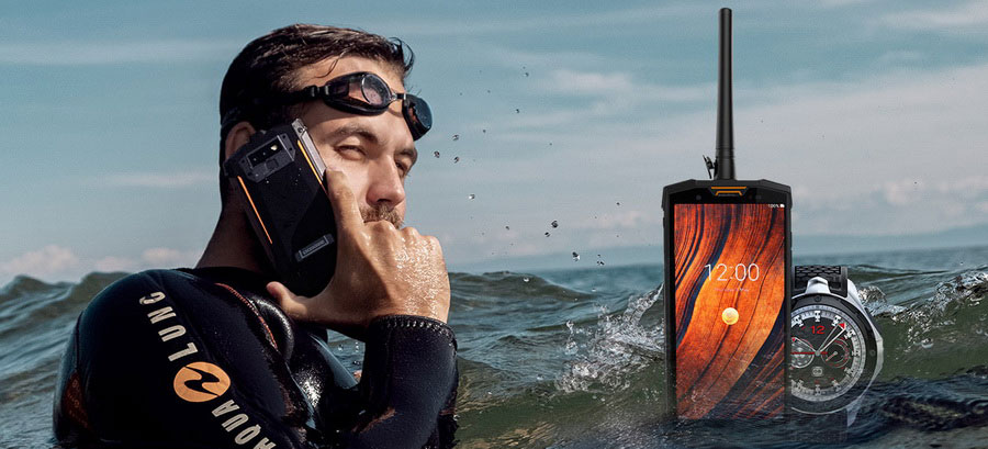 Doogee S80 6/64GB Fire Orange защищённый смартфон с батареей 10 080 мАч