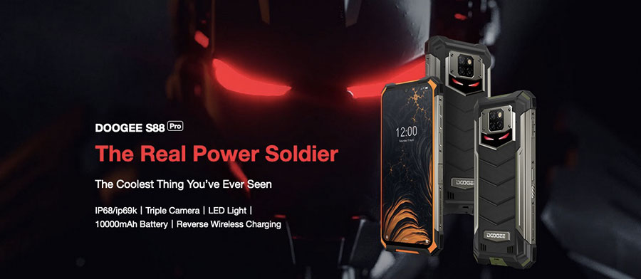 Корпус S88 Pro - это сочетание мощных композитных материалов, большого количества металлических деталей и стекла Corning Gorilla Glass.