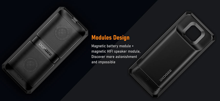 Doogee S95 Pro 8/256Gb GIFT (Battery Module + Hi-Fi Speaker Module) новинка захищений протиударний смартфон в комплекті з модуляі акумулятора і колонки у продажу в 2020 році