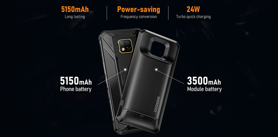 Doogee S95 Pro 8/256Gb GIFT (Battery Module + Hi-Fi Speaker Module) достойная новинка противоударного смартфона в 2020 году с модулями в комплекте