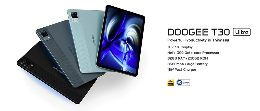 DOOGEE T30 Ultra Gray 32GB RAM (12GB+Up to 20GB Extended RAM) / DDR4X