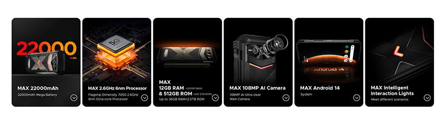 Doogee V Max Pro 22000mAh Mega Battery