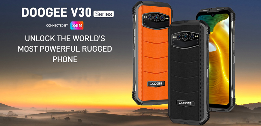Doogee V30 8/256GB Orange станет первым защищенным телефоном, использующим чипсет MediaTek Dimensity 900