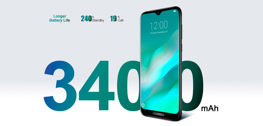 Doogee Y8 Purple - первый смартфон от Дуги 2019