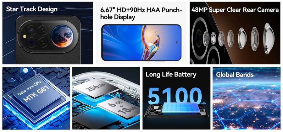 IIIF150 Action A15 6/256GB Black