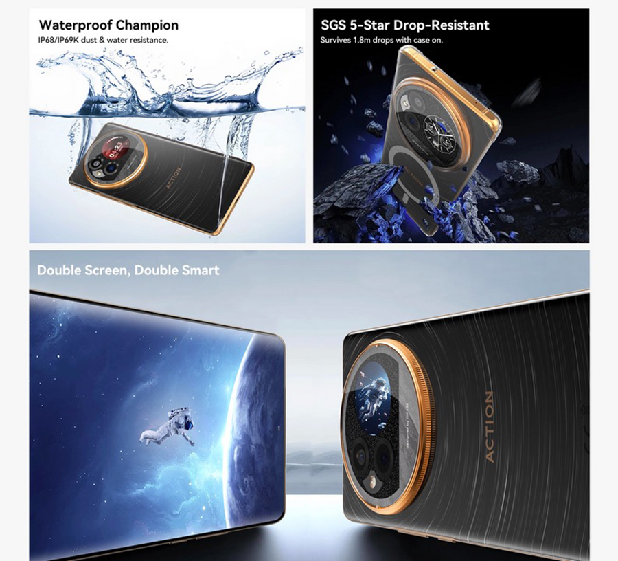 IIIF150 Action A15 Pro 8/256GB Black IP68/IP69K