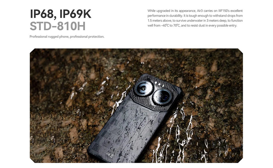 IIIF150 Air3 12/512GB Doodle Limited Battery Capacity: 5500mAh