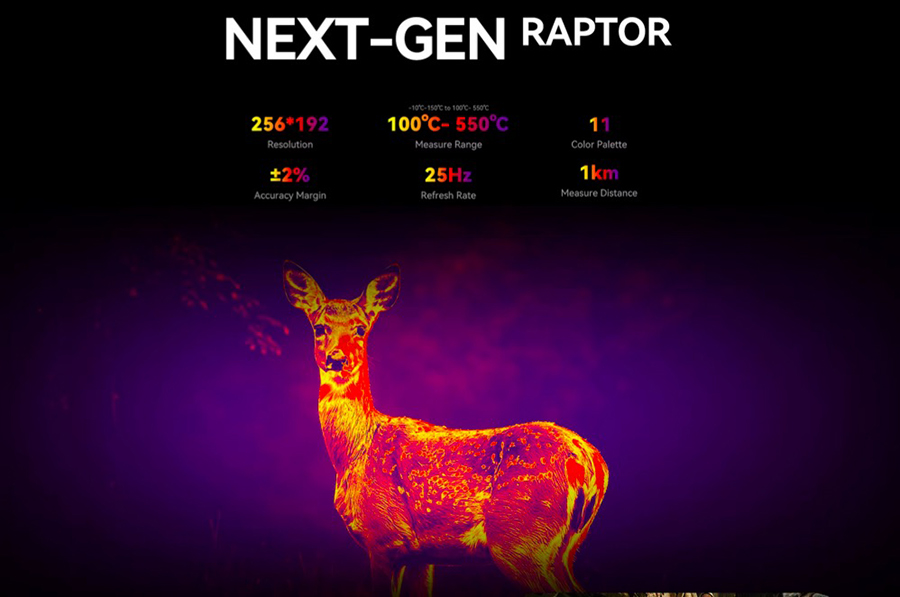 IIIF150 Raptor 5G 16/512GB Black Тепловизор 256x192, 25 Гц, 1000 м /