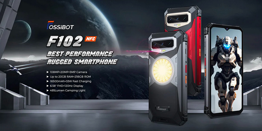 Защищенный смартфон Fossibot F102 Red
