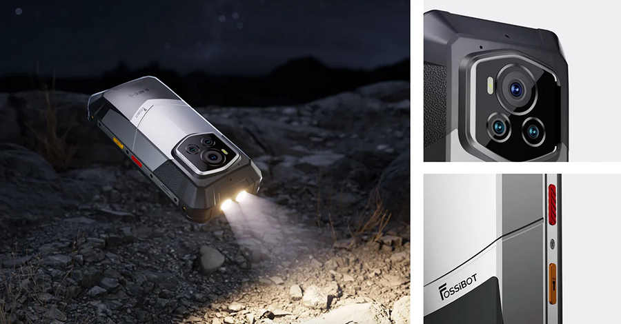 Смартфон F107 Pro от FOSSiBOT получил огромную батарею на 28 000 мАч и мощный LED-фонарь.