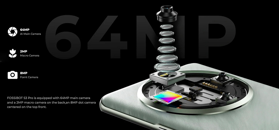 Fossibot S3 Pro 6/128GB Black 5000 мАч
