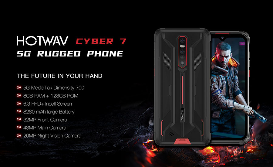 Hotwav Cyber 7 8/128Gb Red защищённый смартфон с весьма любопытными характеристиками