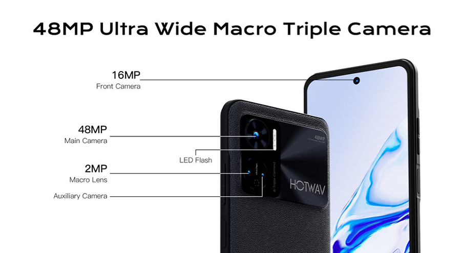 Смартфон Hotwav Note 12 8/128GB Black 