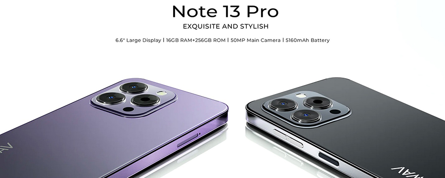 Cмартфон Hotwav Note 13 Pro 8/256 Гб Black еще один бюджетный вариант айфона
