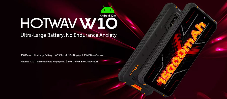 Дисплей новинки HOTWAV W10 Grey получил 6,53-дюймовую диагональ при разрешении 1600x720 пикселей.
