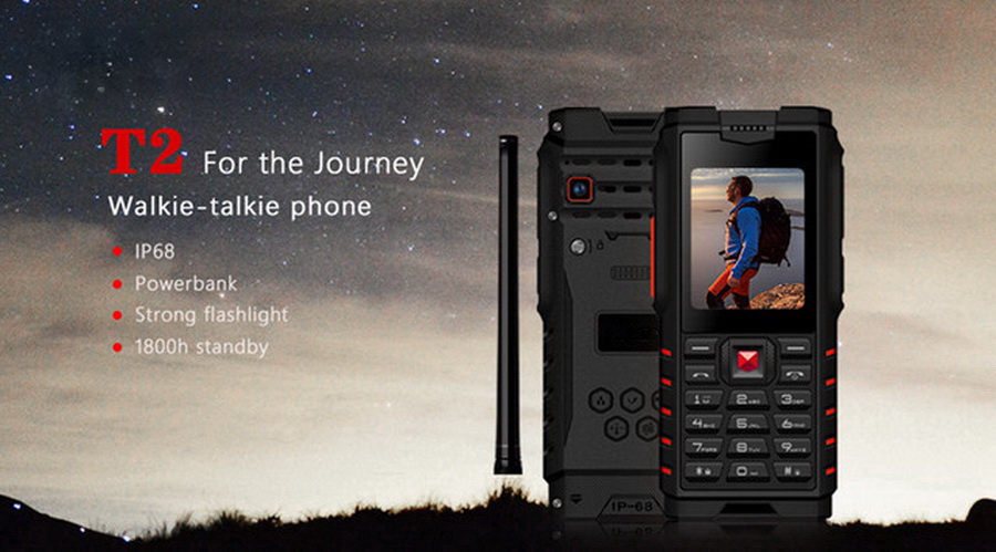 Land Rover T2 Red Рация Walkie-Talkie с рацией защищенный кнопочный телефон