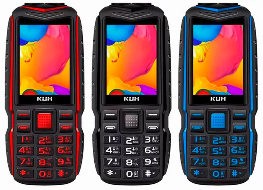 KUH T3 2.4'' 15800 mAh защищенный прочный мобильный телефон двойной фонарик