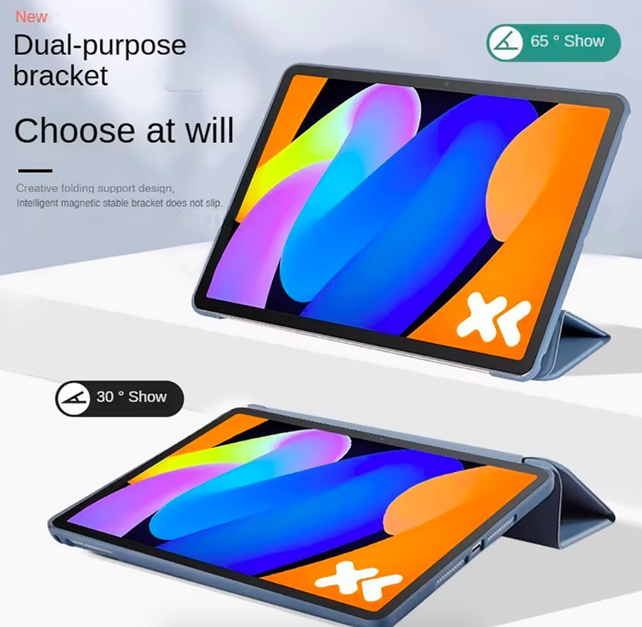 Внутренняя сторона обложки и термополиуретановый бампер кейса для Lenovo Xiaoxin Pad 2025.