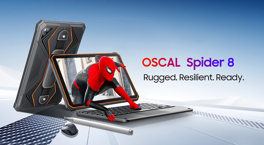OSCAL Spider 8 Orange противоударный планшетный ПК для военных