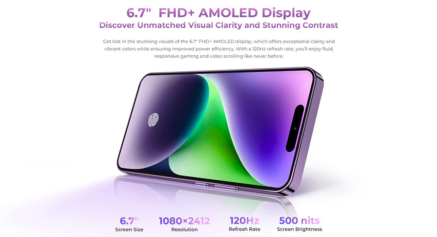 Oukitel P1 8/256GB Black MediaTek Helio G99