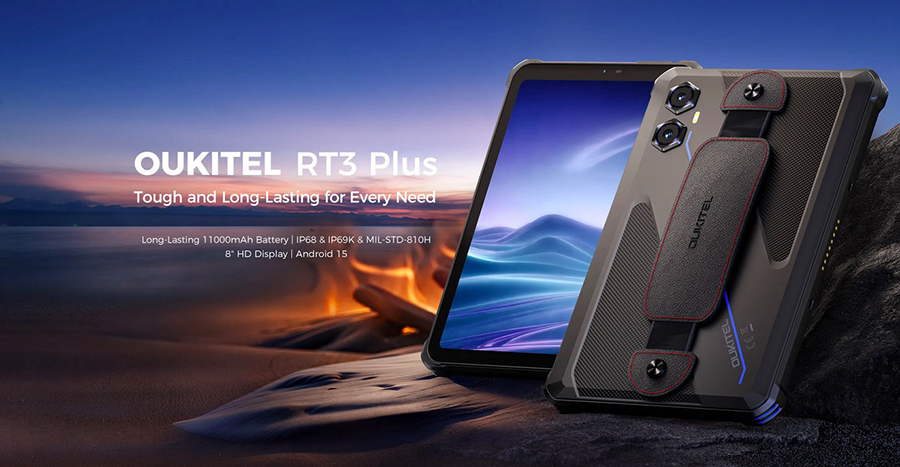 Oukitel RT3 Plus 4/128GB защищённый планшет с мощной батареей 11000 мАч