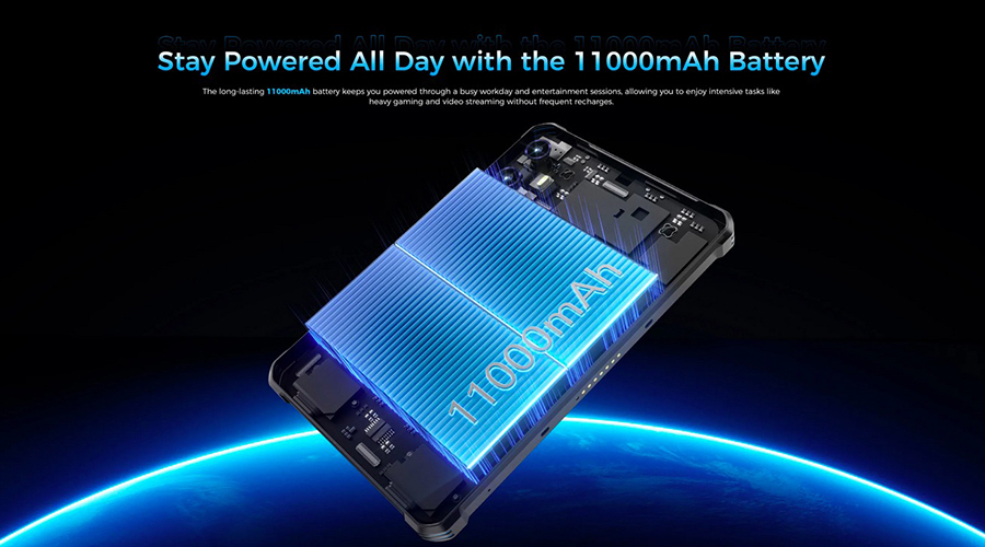 Планшет Oukitel RT3 Plus компактный, мощный, готов к экстремальным условиям