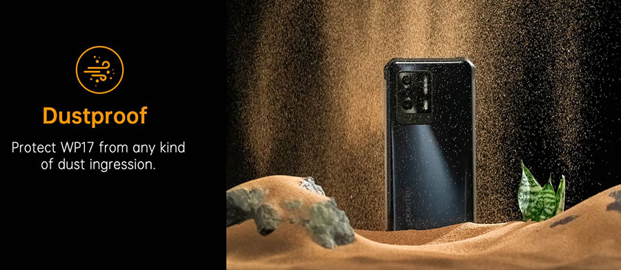 Oukitel WP17 8/128GB Black имеет качественный дисплей с высоким разрешением и насыщенными цветами, частота обновления картинки 90Гц
