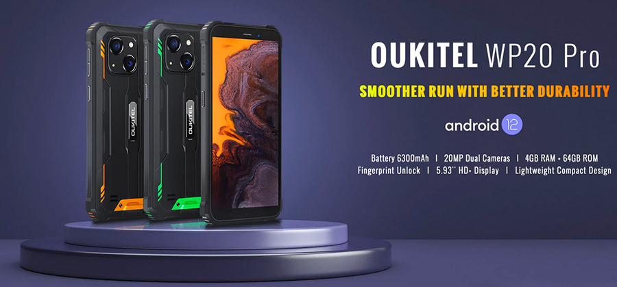 Защищенный смартфон Oukitel WP20 Pro 4/64GB Green - это обновленная версия WP20, которая доступна в продаже по очень привлекательной цене