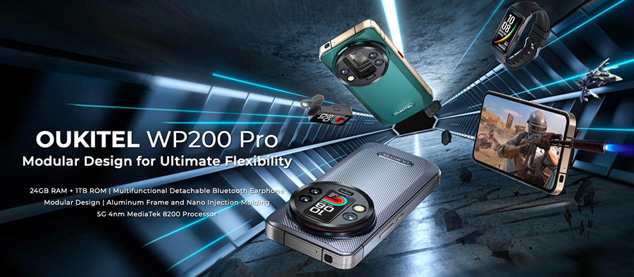 У Oukitel WP200 Pro Black высокая производительность и мощный процессор