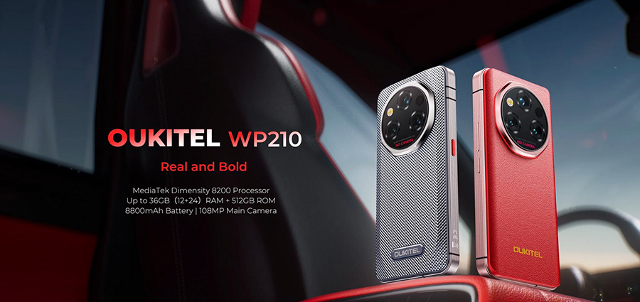 Смартфон для экстрима Oukitel WP210 Black с огромным аккумулятором