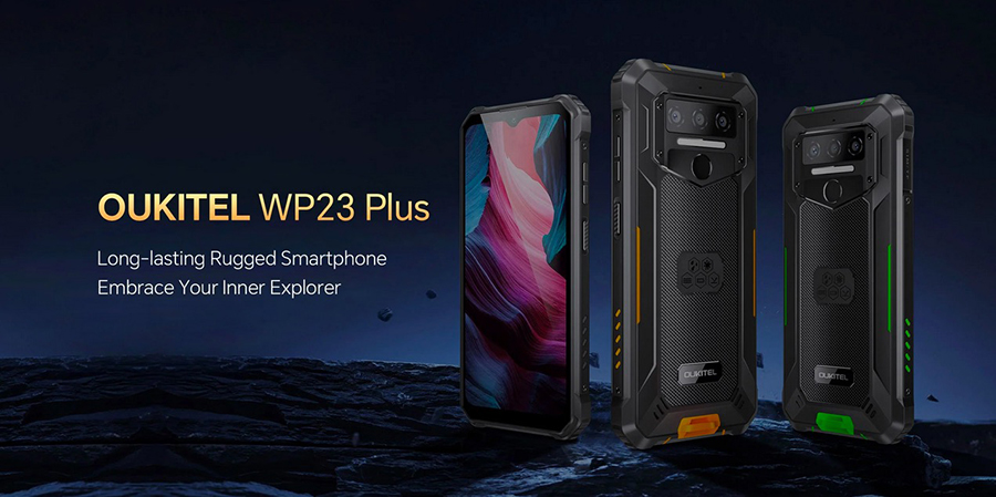 Oukitel WP23 Plus экран:6.52 ", 1280x576, 215 ppi, 60 Гц, матрица IPS