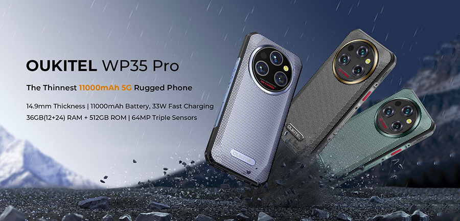 Oukitel WP35 Pro 12/512GB Black Dimensity 6300+