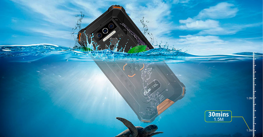 Oukitel WP5 4/32GB Black в основной камере используются датчики изображения разрешением 13, 2 и 2 Мп, фронтальная камера является 5-мегапиксельной. Есть дактилоскопический датчик и разблокировка по лицу.