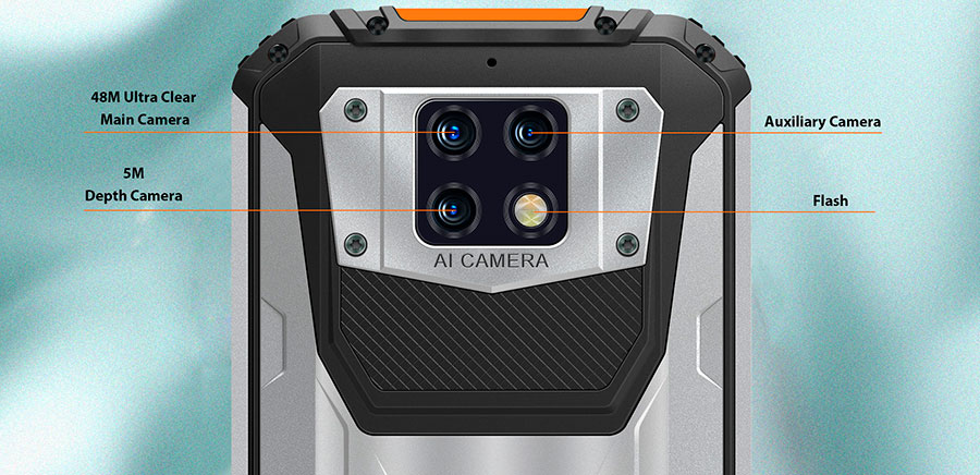 Oukitel WP6 6/128GB Orange три основных камеры это лучшее предложение в 2020 году в водонепроницаемых смартфонах