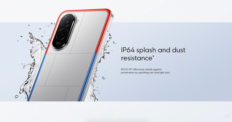 Poco M7 Silver 4G Экран:6.9 ", 2340x1080 (19.5:9), 374 ppi, 144 Гц, матрица IPS