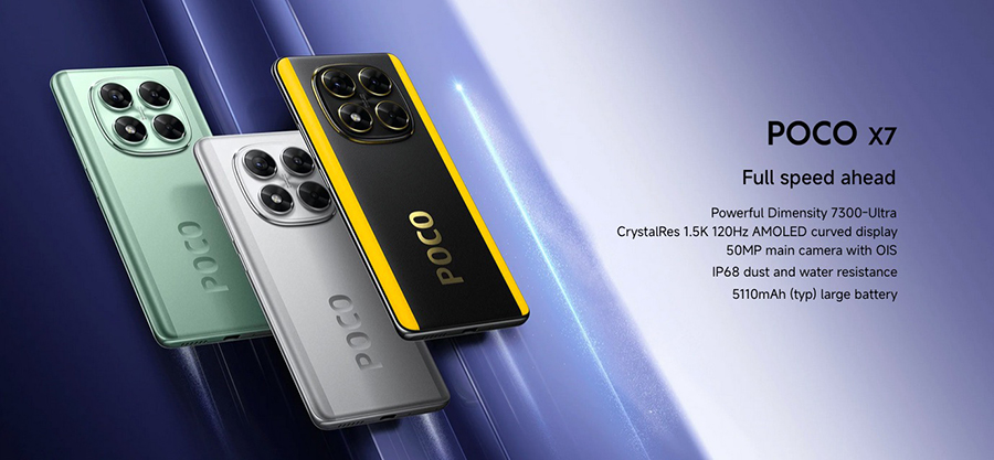 Купить Poco X7 12/512GB Green - цена, отзывы, характеристики в