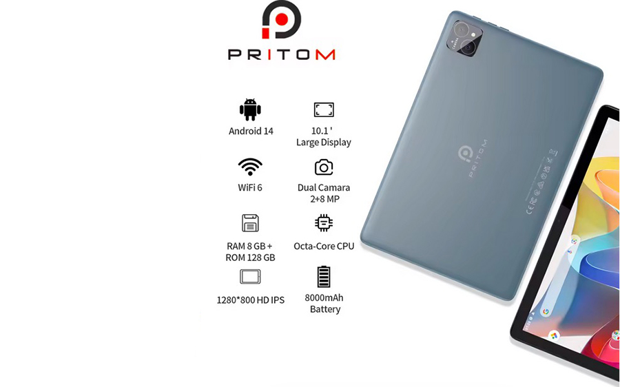 Обзор планшета Pritom Tab11 4/128GB Grey: компактность и производительность