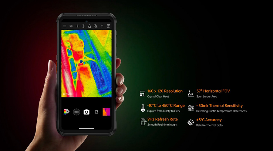 Тепловизор в смартфоне RugOne Xever 7 Pro
