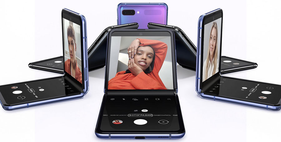 Внешний вид нового смартфона Samsung Galaxy Z Flip 8 256Gb не похож ни на одно другое устройство и полностью уникален.