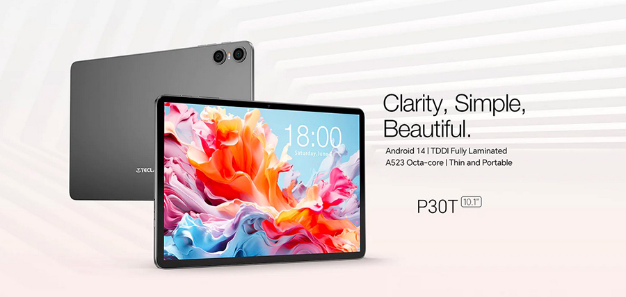 Teclast P30T 4/128GB Grey processor Allwinner A523 8-Core 