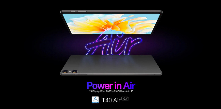 Teclast T40 Air 10.4'' Android 13 Tablets 8GB RAM 256GB ROM UNISOC T616 Octa Core Widevine L1 4G Network Dual SIM Wifi Tablet PC
