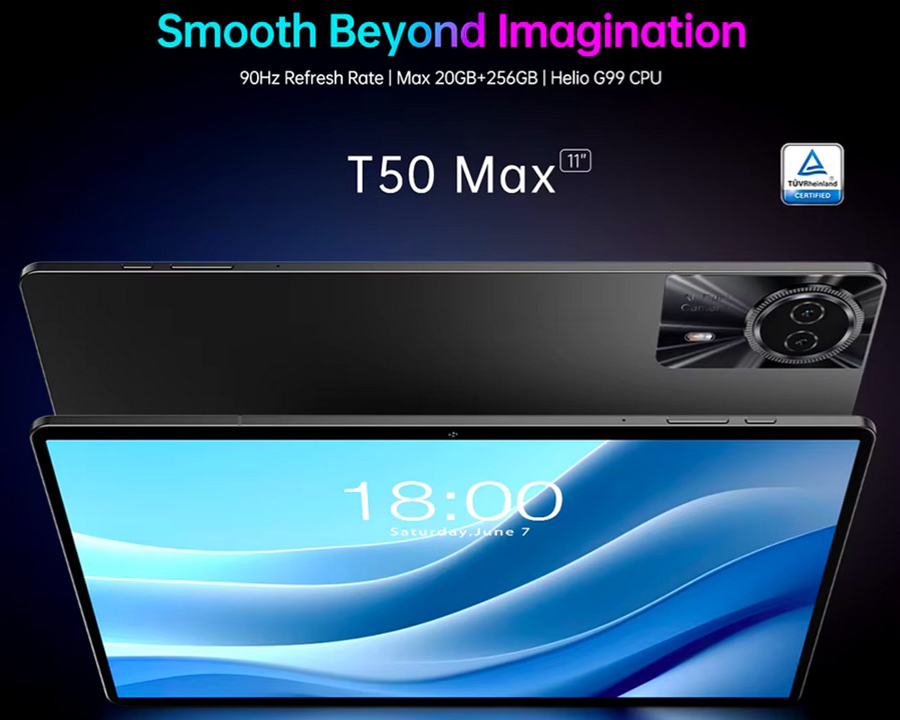 Teclast T50 Max 8/256GB Grey 8000 mAh