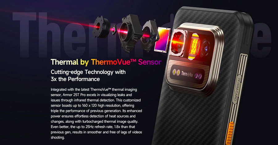 UleFone Armor 25T Pro Personalized Thermal Images