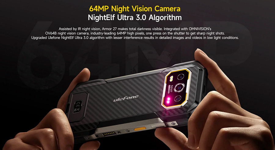 Ulefone Armor 27 12/256GB Black  MediaTek Helio G99 with 4G
